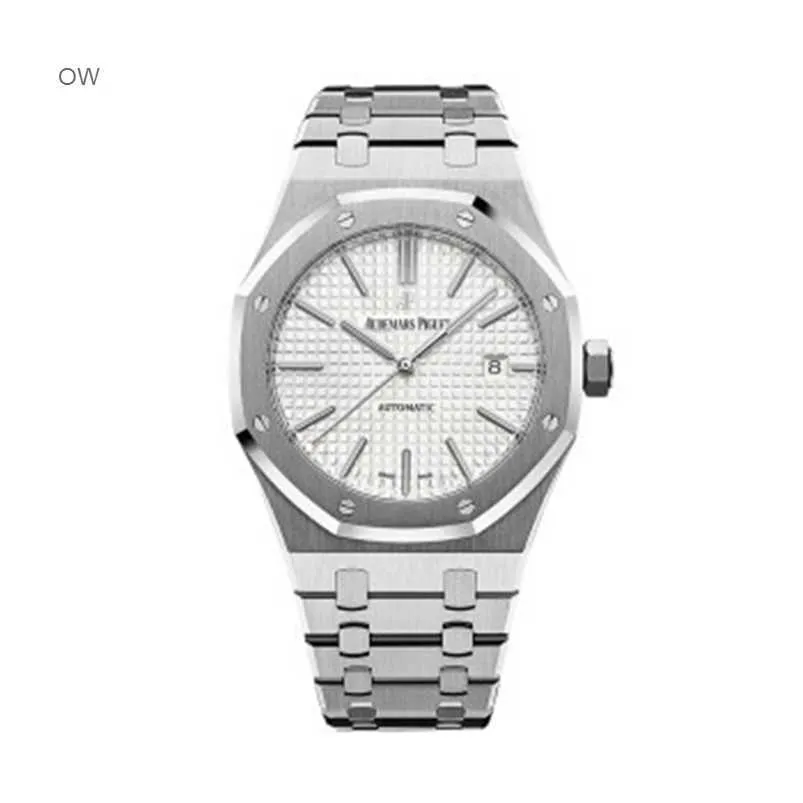 Automatic Mechanical Watches Audemar Pigue Watch Royal Oak Swiss Made Epic calendar function 41mm 15400 silver WN-CVW0