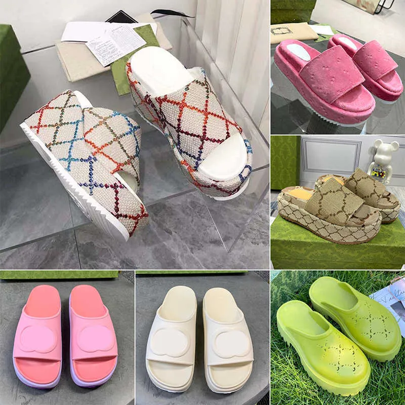 Terlik Bayan Mansummer Makosen Ayakkabı Terlik Slayt Sandal Plaj 36-41 Klasik Platform Kauçuk Moda Kovboy Baskı Kabartma Kalın