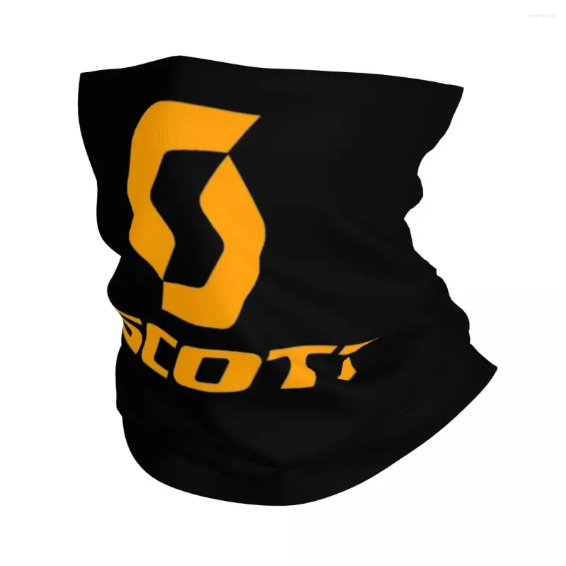 Halsdukar orange scotts cykel logo bandana nacke gaiter tryckt balaclavas ansiktsmask halsduk varm cykel sport unisex vuxen hela säsongen