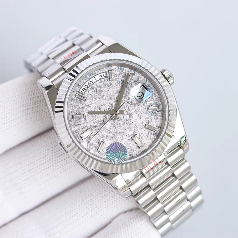 Uhr Herrenuhr 40 mm 2836 automatische mechanische Bewegung Mode Armbanduhr Edelstahl wasserdicht Designer Montre De Luxe Tag Datum