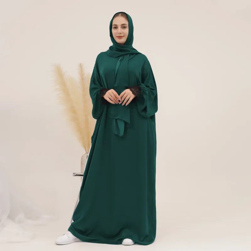 Roupas étnicas com capuz abaya jilbab para mulheres ramadan muçulmano longo hijab vestido uma peça roupa de oração islâmica dubai turco saudita modesto