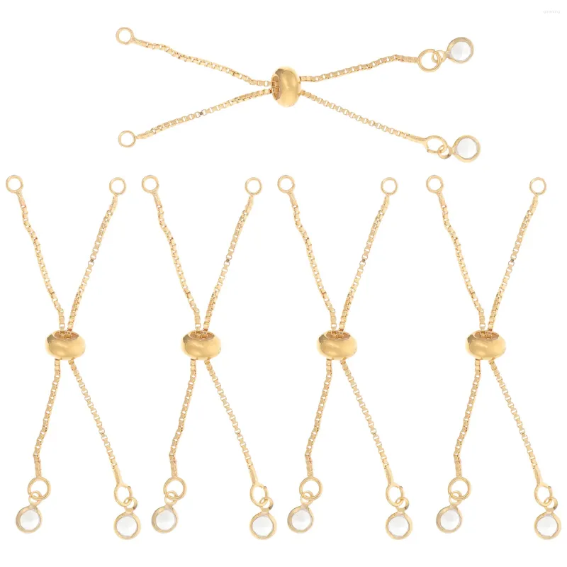 Cazibe bilezik 5 adet bilezik genişletici takı yapımı aksesuarlar mücevher zinciri diy genişleticileri toka kadınları