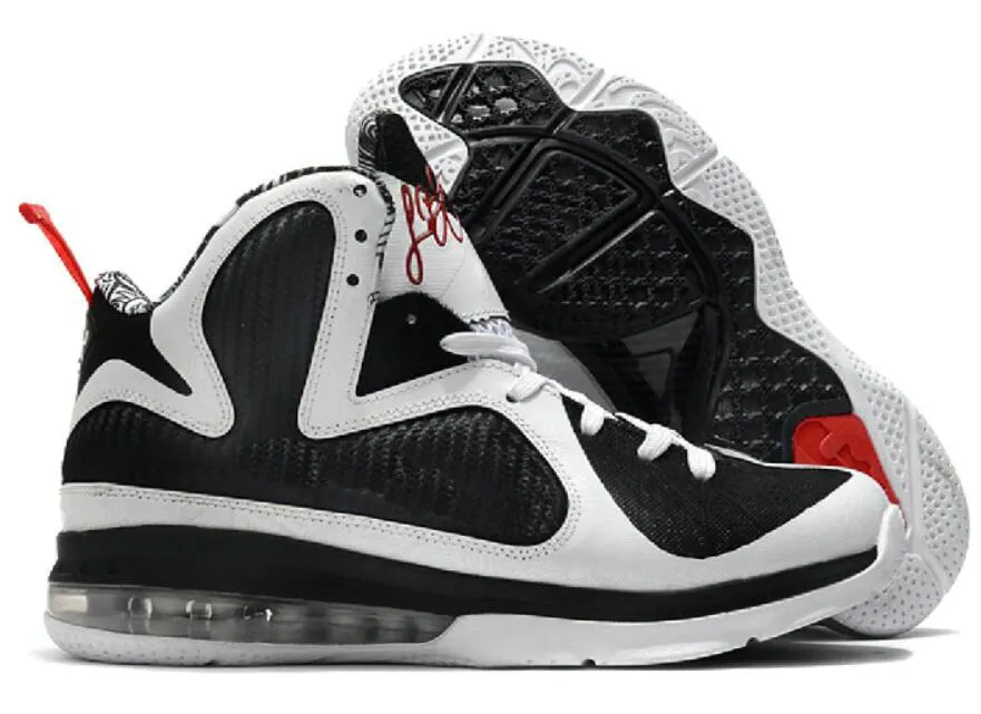 9 Big Bang Men Lebrons James Basketball Shoes High Quality 9S Orange