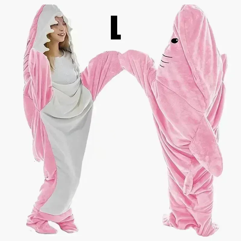 Shark Blanket - Shark Blanket Hoodie Adult,Wearable Shark Blanket Adult or  Shark Sleeping Bag,Super Soft Cozy Flannel (3XL)