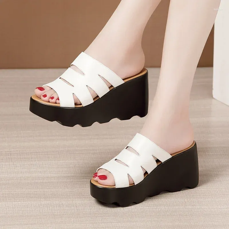 Comfortable Wedge Orthopedic Slippers With Thick Bottom Platform