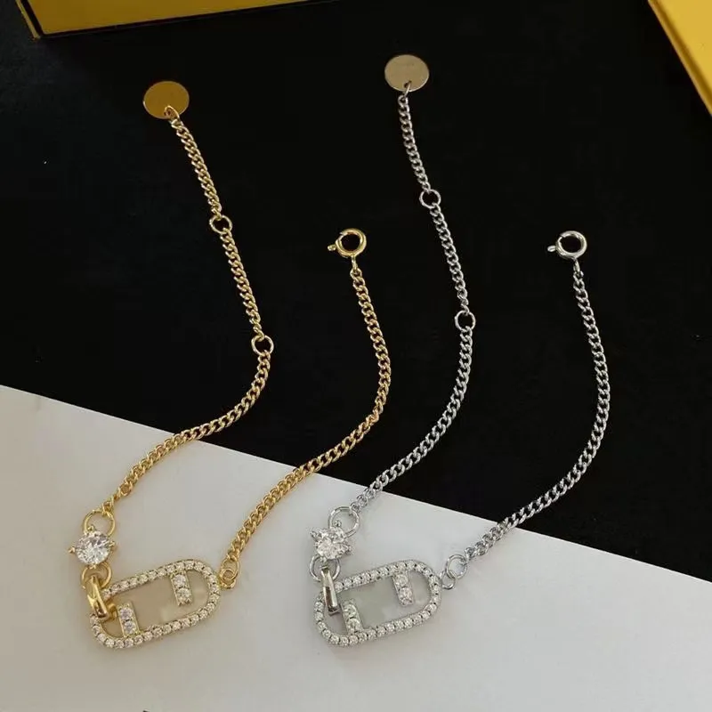 Braccialetti da donna designer Braccialetti gioielli Bracciale d'oro Mens 925Silver Diamond Bracciale per donne Luxury Women Golden Chains Bracelets