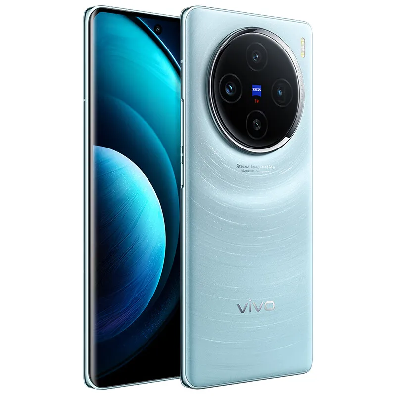 Téléphone portable intelligent d'origine Vivo X100 5G 12 Go de RAM 256 Go de ROM Dimensity 9300 64.0MP NFC Android 6,78 "120 Hz AMOLED Écran incurvé ID d'empreinte digitale IP68 Téléphone portable étanche