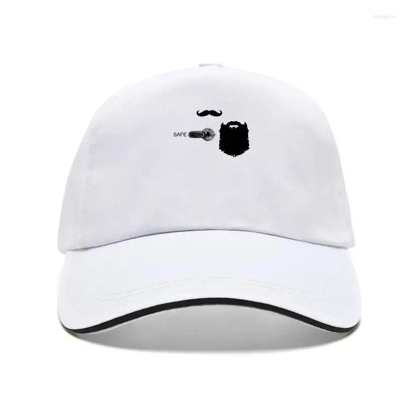 Casquettes de balle 2023 Été Hommes Casquette de baseball AR 15 Sélecteur de sécurité à barbe complète Bill Hat Rifle M4 AR15