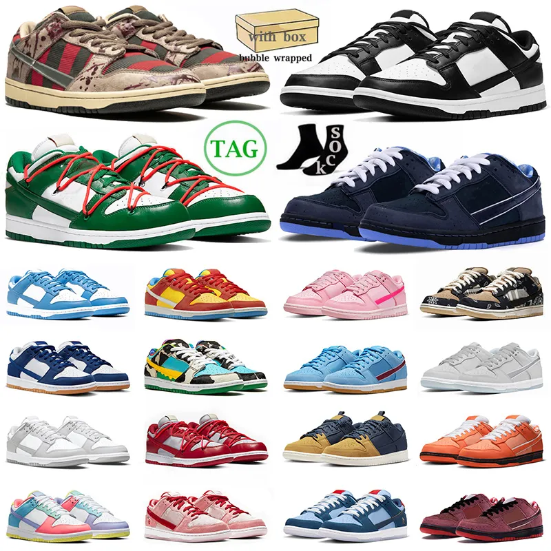 nike sb dunk low with box off white offwhite running outdoor shoes men women skate low panda black and white blue orange green lobster purple trainers【code ：L】sneakers size 13