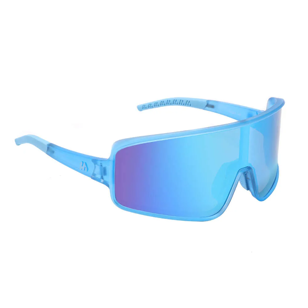 Grande quadro esportes ciclismo espelho polarizado colorido pára-brisa tr90 verdadeiro filme óculos de sol pintura elástica gm0115