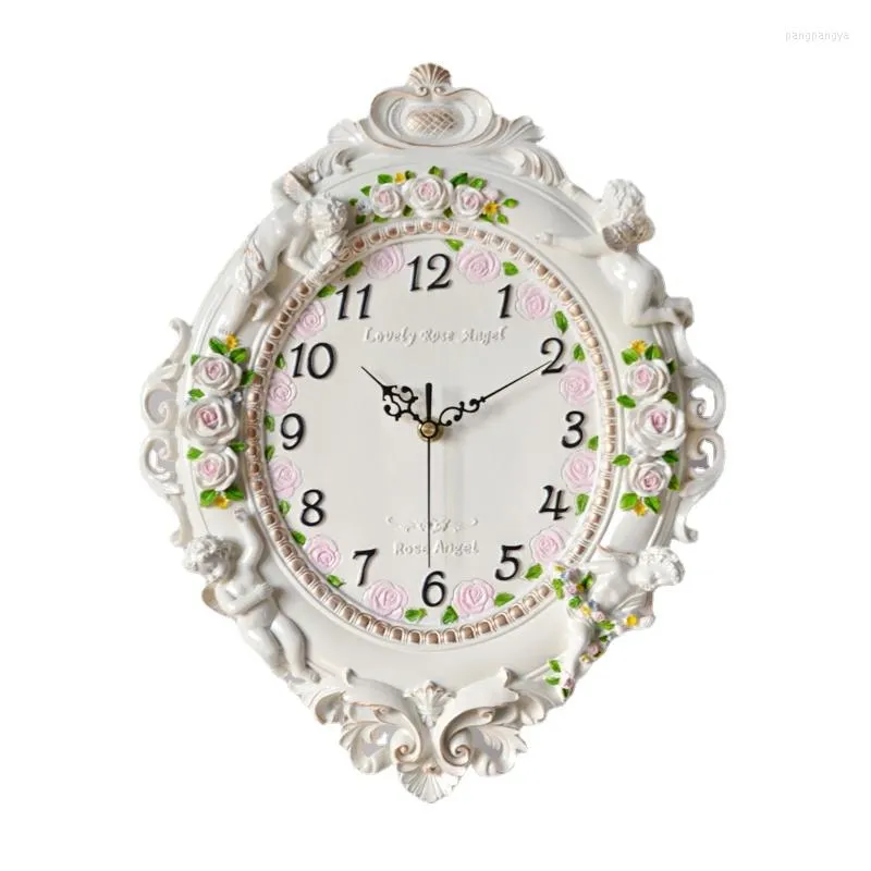 Orologi da parete Orologio grande vintage Design moderno Orologi silenziosi in resina di lusso Decorazioni per la casa 3D Regalo per la decorazione del soggiorno