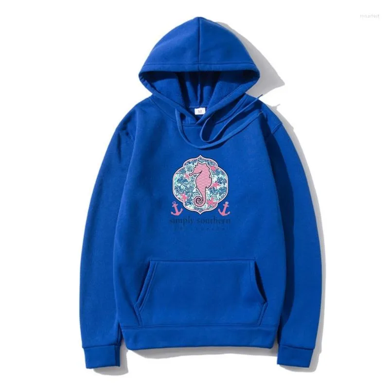 Erkek Hoodies Hoody Simply Southern Preppy -Summer Sıradan Kadınlar Polar Sıcak Dış Giyim Fun Zürafası Julep Üzerinde Çiçeklerle (1)