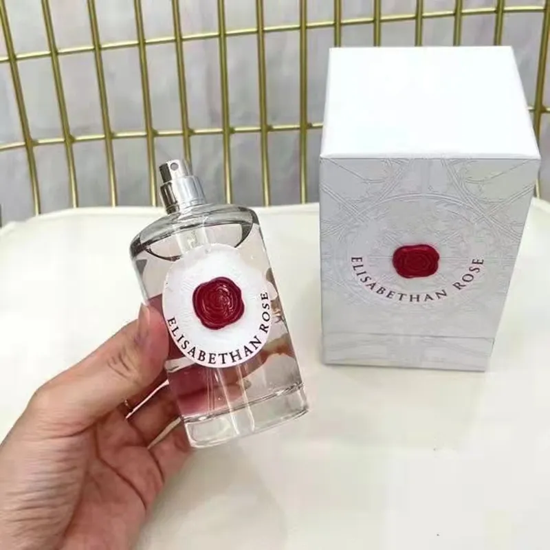 Luxury White Rose Women's Perfume Body Spray 100ml EDP glass bottles Iris lasts good Smell Fast ship