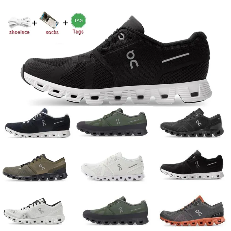 On Cloud x 1 Hommes Femmes Chaussures de course Noir blanc marron bleu orange gris Nuages Hommes Garçons Femmes Filles Coureurs Baskets de sport