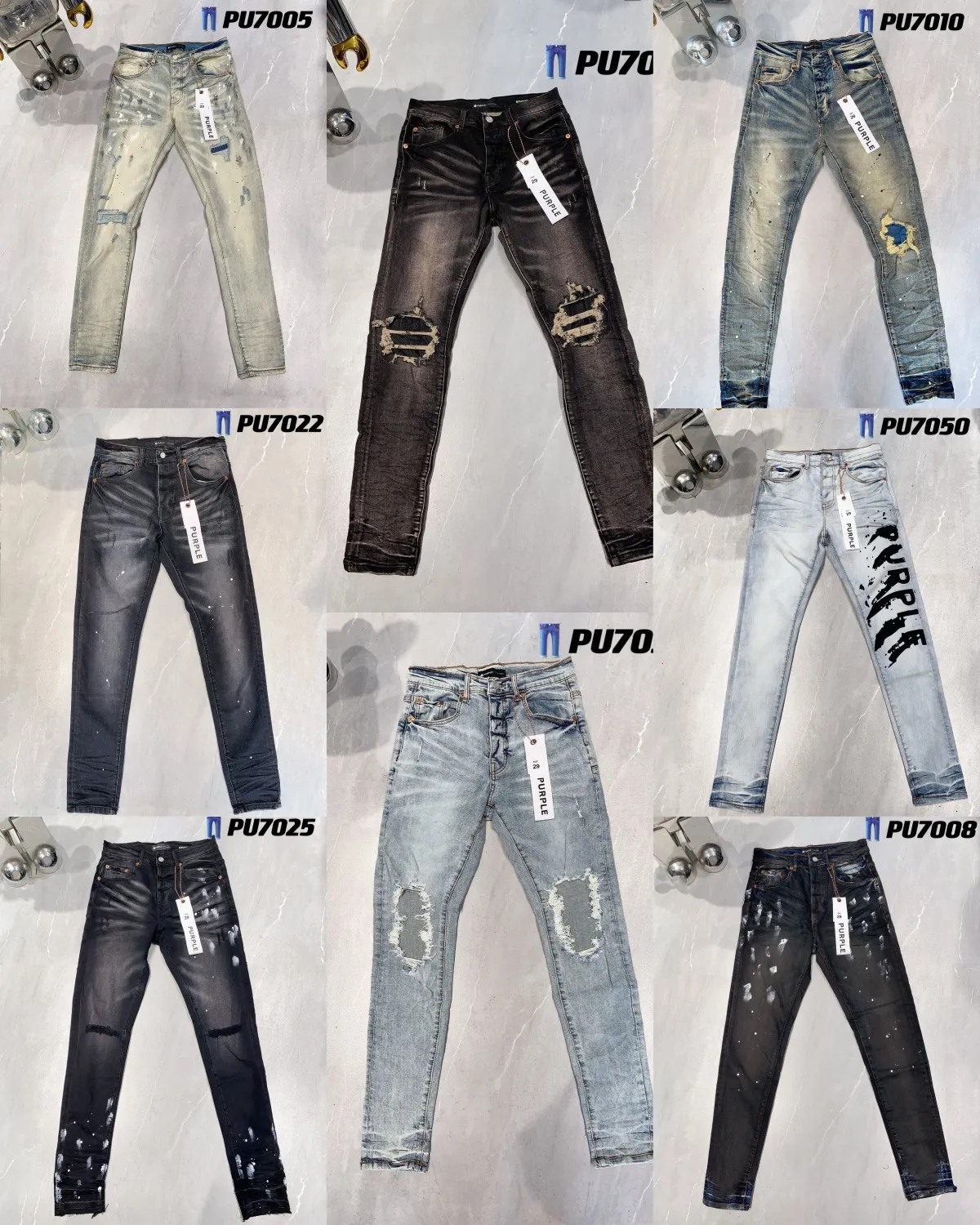 jeans for mens ksubi jeans designer Designer purple jeans Mens Pants pantalones Mens Jeans Ripped Jeans Straight Regular Jeans Denim Tears Washed Old Jeans Long