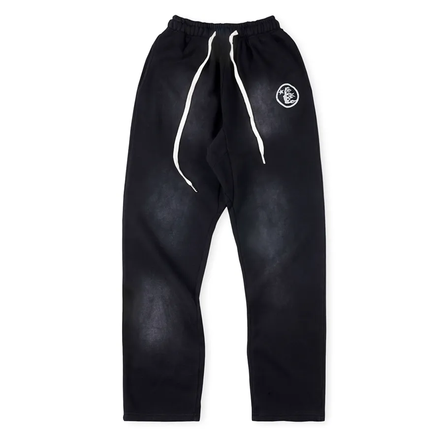 Washed Black Sweatpants Pants Eur Size Men Hip Hop Pink Unisex