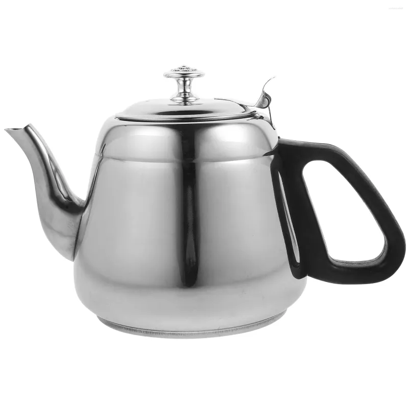 식기 세트 스트레이너 찻 주전자 인 주입 인 Kettle Teaware Water가있는 스테인레스 스틸 티 포트