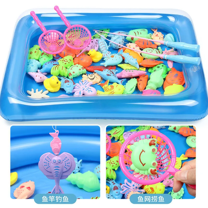 Montessori Magnetic Go Fishing Game Toy For Kids Novelty Water