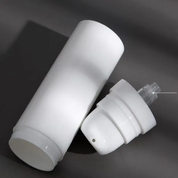 5ml 10ml White Airless Lotion Pump Bottle Mini Sample and Test Bottle Airless Container Cosmetic Packaging