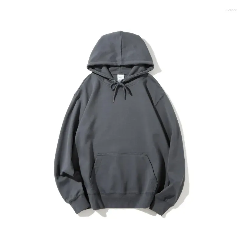 Herrtröjor förtjockad pullover hoodie tröja tomma grundläggande och kvinnors solida kappa tröja män 21.1 oz 600 g supersoft fleece