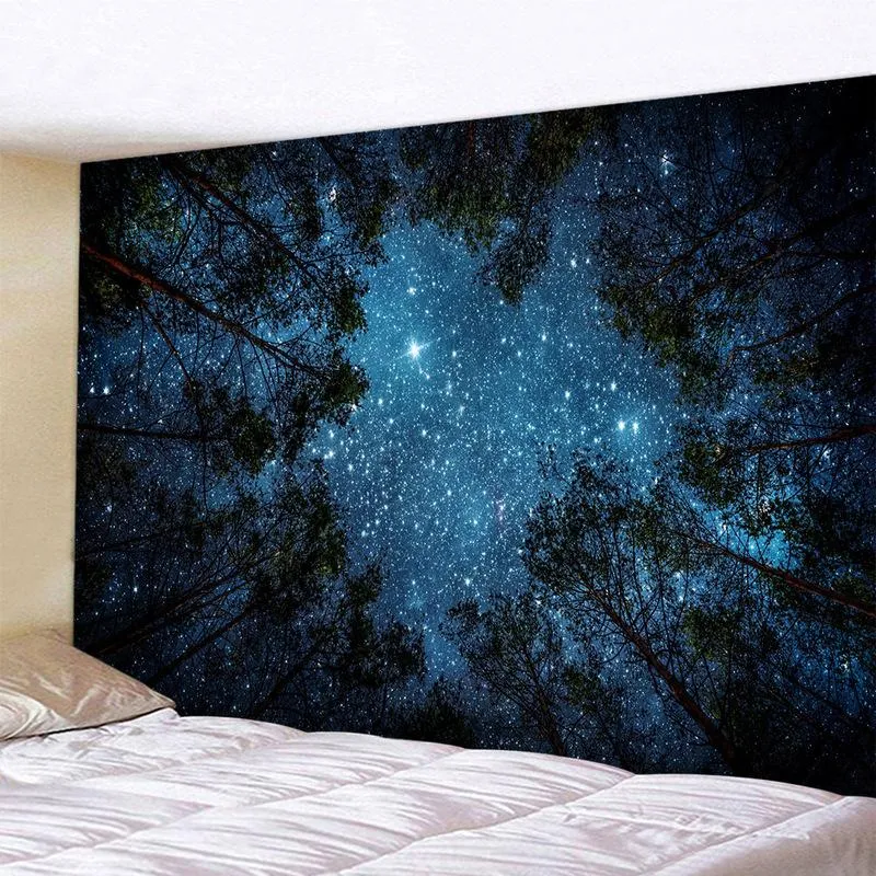 Tapisseries drôle tapisserie grande taille galaxie univers espace nouveauté délicate mur esthétique décor à la maison Arazzo ustensiles AH50TA