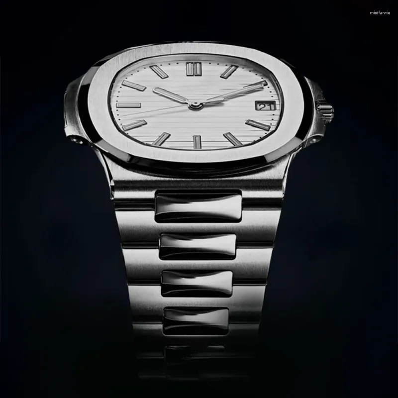 Montres-bracelets Top Fahsion 5711 Montre pour hommes en acier inoxydable 41mm automatique mécanique saphir verre 316L horloge