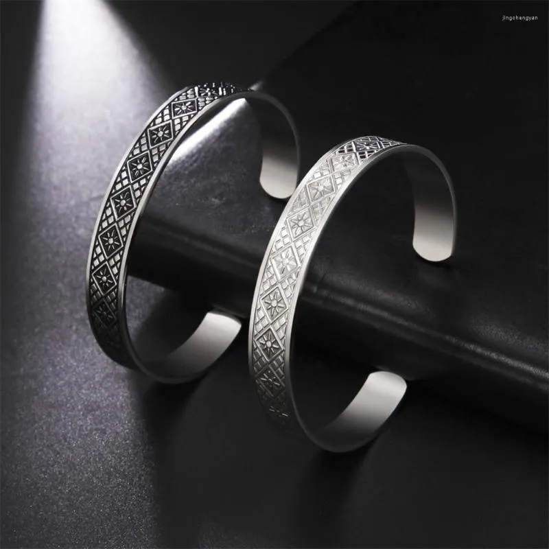 Bangle My Shape Weight Loss Health Care Magnetic Cuff Bracelets Bangles Stainless Steel Irish Knot Trislel Viking Men Women Bracelet