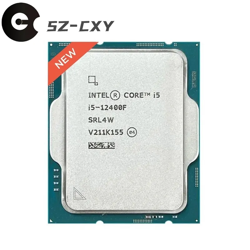 CPUS Intel Core i512400F I5 12400F 25 GHZ 6Core 12thread CPU 프로세서 10NM L318M 65W LGA 1700 231120