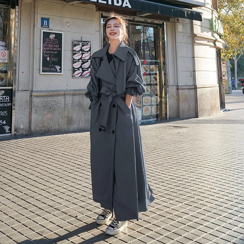Super long sale trench coat