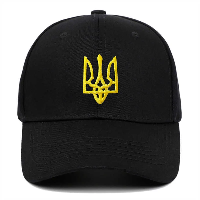 Kogelcaps hete Oekraïense symbool badge honkbal caps katoen unisex casual dad cap outdoor snapback cap trucker caps zon hoed voor vrouwen mannen j230421