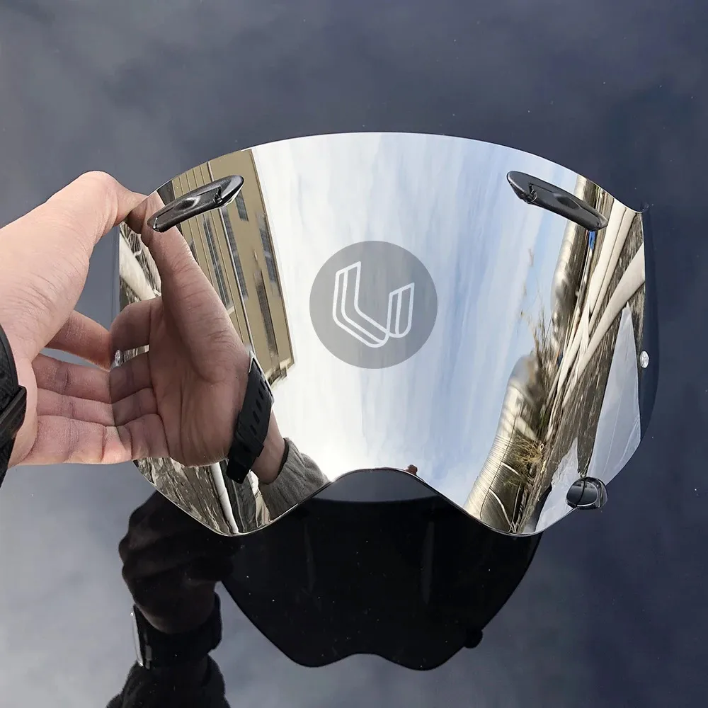 オートバイヘルメットバイザーレンズレンズメッキバイザーアライ