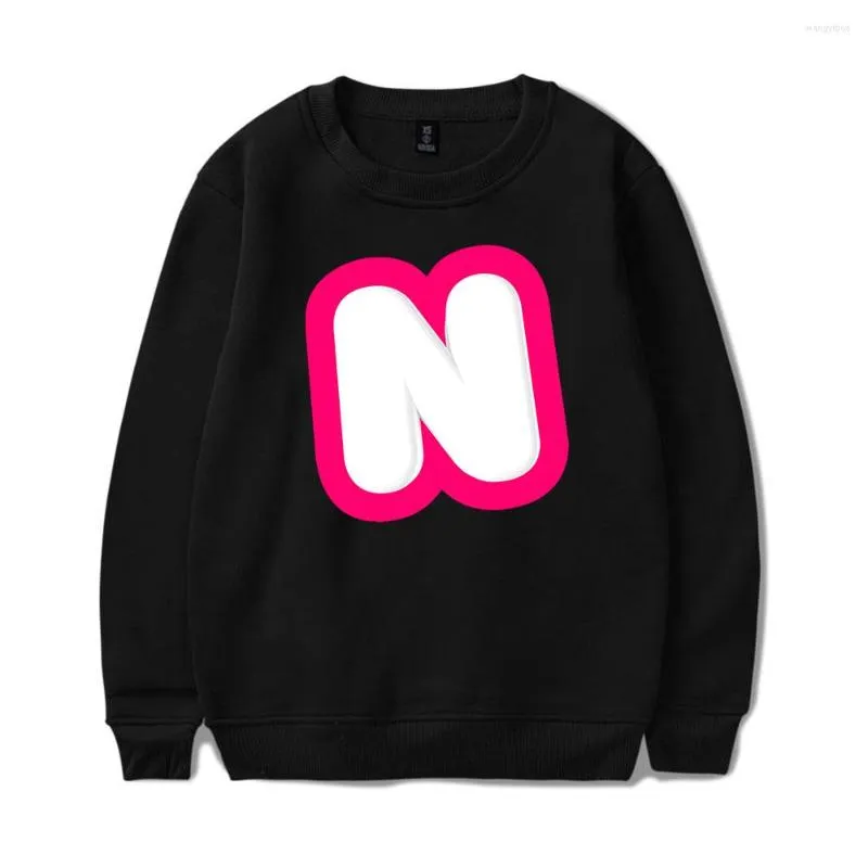 Moletons masculinos Nada do Merch n Logo Crewneck Sweatshirt Homens Mulheres Pullover unissex harajuku casual