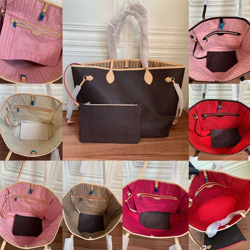 10A Wysokiej jakości pojemniki Neverfull Designer Torba na ramieniu Crossbody Duża torebka Kobiety Tote Beach Bag Dhgate LUSURYS Projektanci Torby M40995 Torby na zakupy