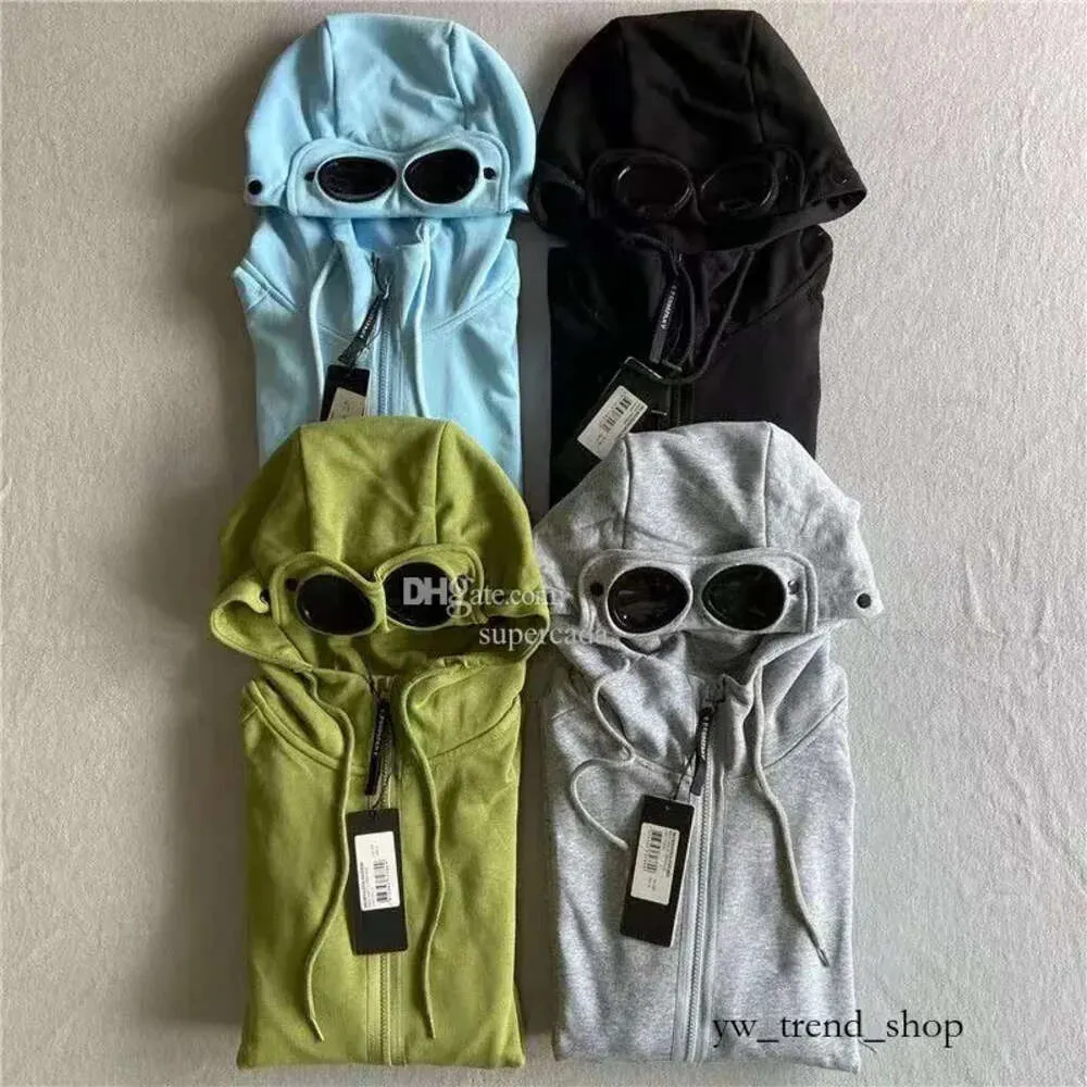 Mens Hoodies Moletons Jaquetas Com Capuz À Prova de Vento Tempestade Cardigan Sobretudo Moda Hoodie Zip Fleece Forrado Casaco Masculino 13I Cp Empresas cp comapny 5373 694