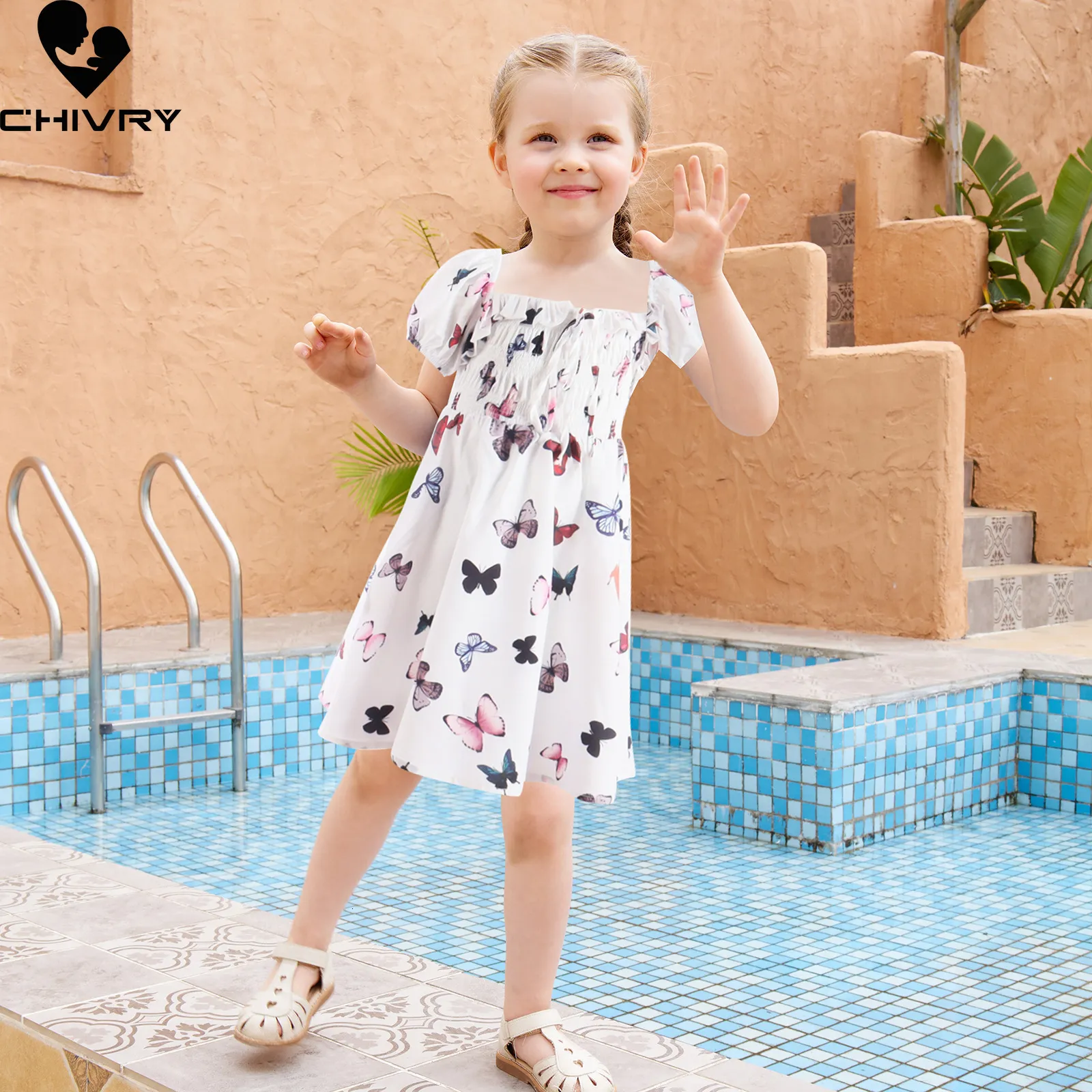Mommy and me summer cheap dresses