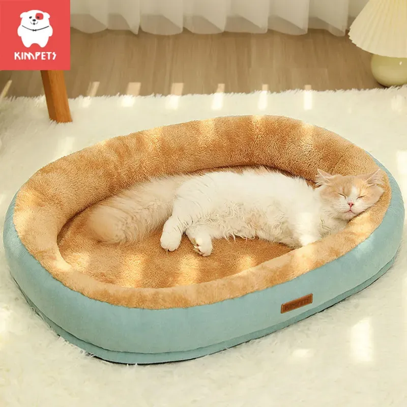 Cucce per cani Kimpets cuccia per gatti cuccia per cani da compagnia cuccia antiscivolo calore invernale piccola rimozione del sonno lavaggio tappetino morbido forniture 231120