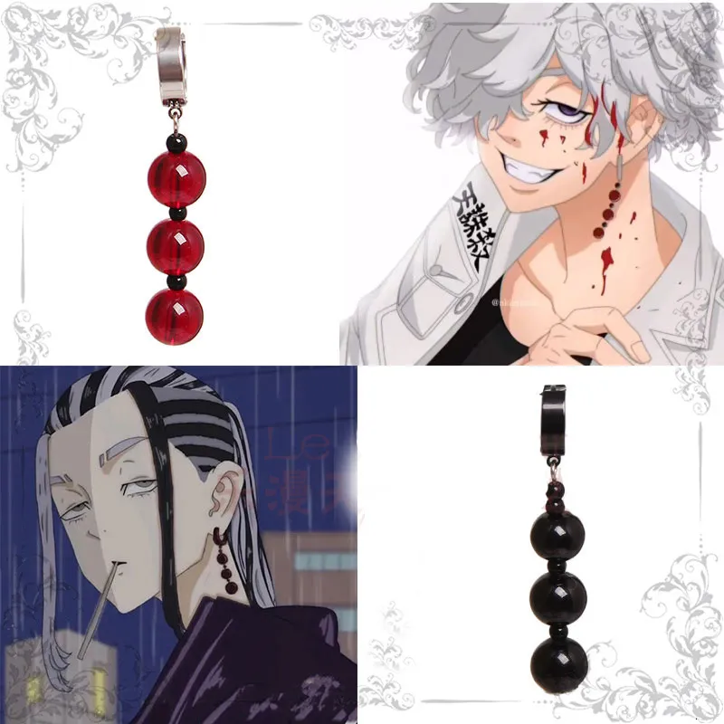 OSUWLSI Orecchini Anime Cosplay - Stud In Lega Con Design Cartoon Per Appassionati - Foto 6