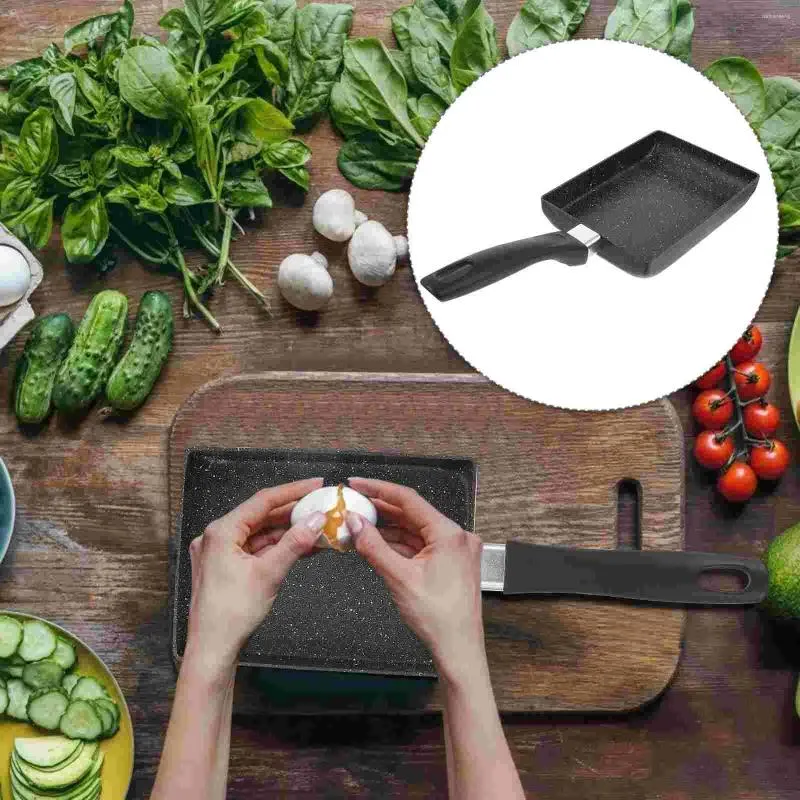 Pans Pot Non-stick Pan Home Cooking Mini Saucepan Tamagoyaki Aluminum Fried Nonstick Cookware Frying