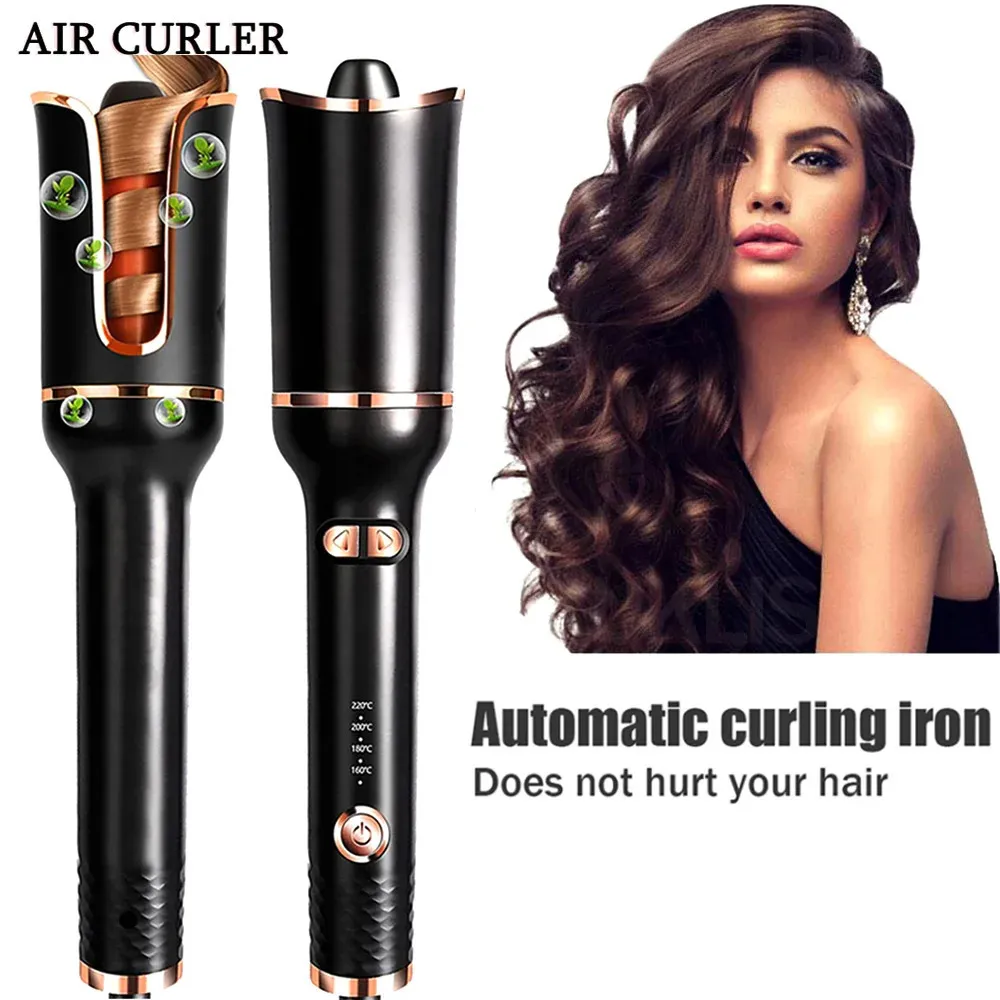 Automatic Hair Curler With Tourmaline Ceramic Heater And LED Digital Mini Portable Curling Irons Air Curling Wand From Diao07 30.58 DHgate.Com