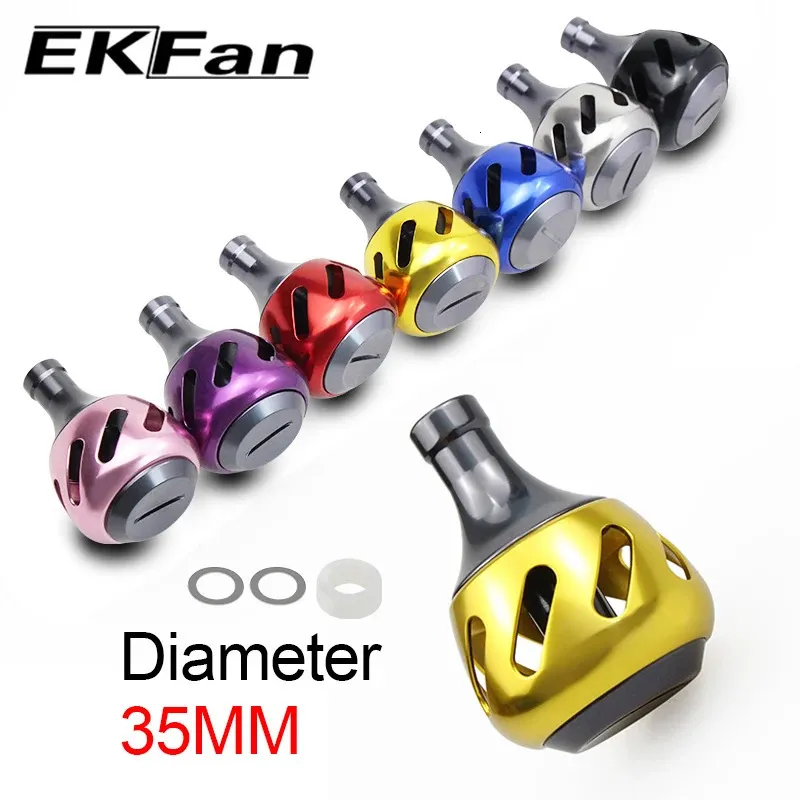 Fly Fishing Reels2 EKFan 30 35 40MM Aluminum Alloy Reel Handle Knobs For  1000 5000 Bastcasting Spinning Reels Tackle Accessory 231120 From Zhi09,  $23.52