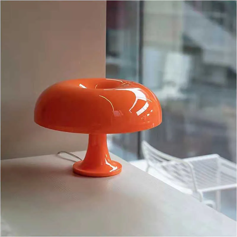 Lampes Italie Designer Led Champignon Lampe De Table pour Hôtel Chambre Chevet Salon Décoration Éclairage Moderne Minimaliste Bureau Lumières AA230421