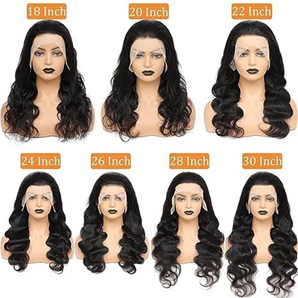 Human Hair Lace Front Wig 13×4 Swiss Lace Frontal 22 Inch  display picture 3