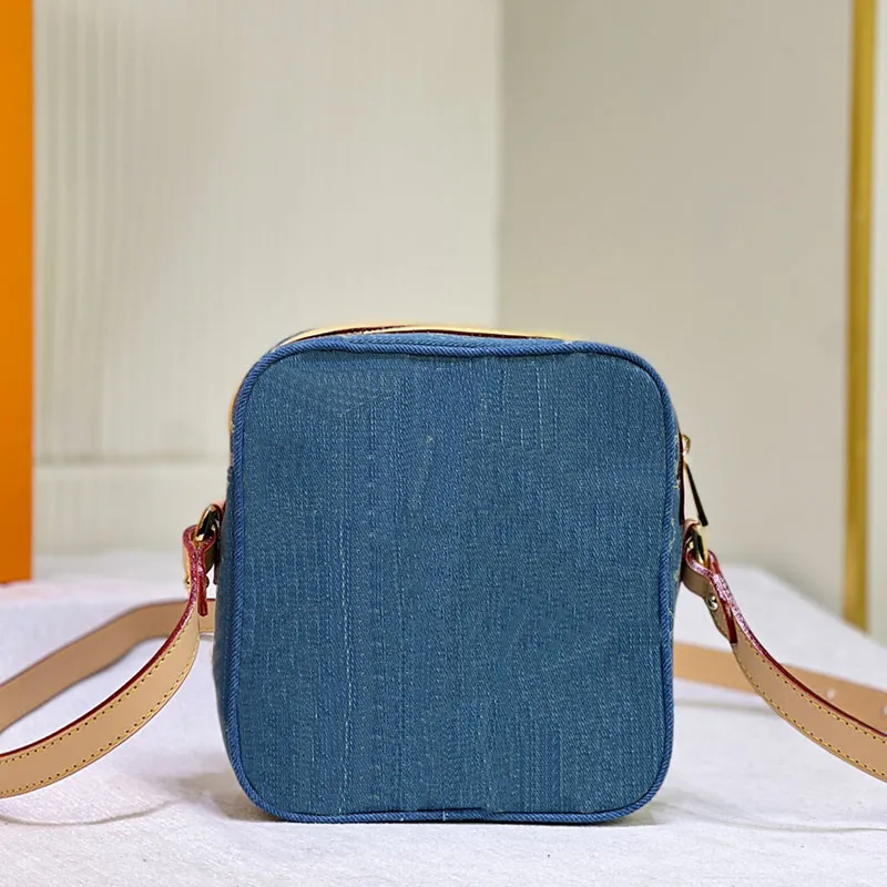 バッグ vintage denim shoulder bag Vintage Denim Hobo Bag - Large Capacity Womens Tote