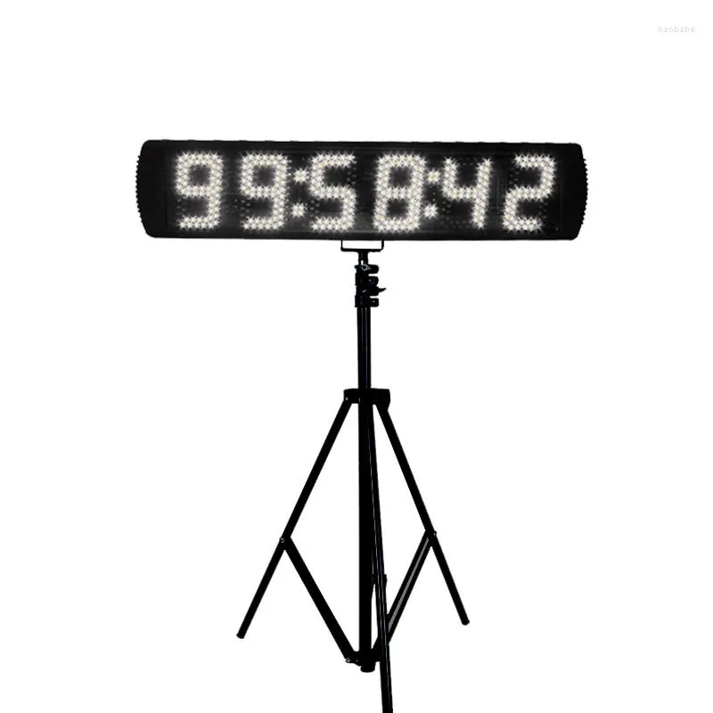 Relógios de parede 5 "Led Countdown Horse and Dog Race Relógio Digital Sports Bicycle Timing Big Stopwatch com a função Count Up