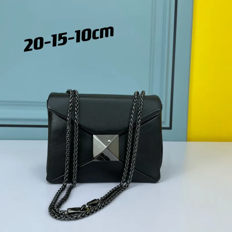 En studkedja kohude handväska kohud kedja väska crossbody väska kvinnor designer väska handväska axel tino handväskor lady sadel väska valen v tino