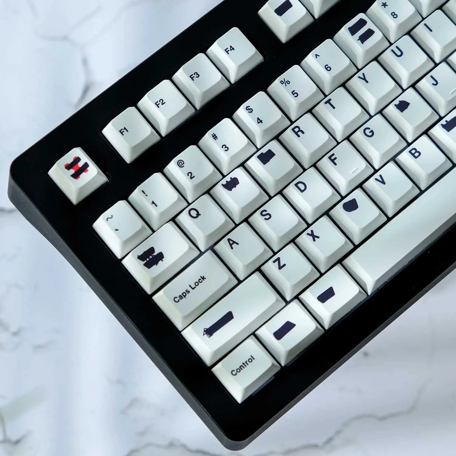 GMK Redacted Keycaps 150 Keys Cherry Profile PBT Dye Sublimation ...