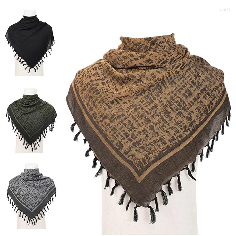 Bandanas Tactical Desert Arabian Scarf Windproof Military Hunting Hiking Tool Camping Fishing Cycling Multicam Arab Scarves