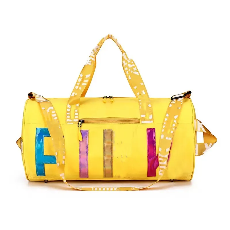 Bag w dufelach Kobiet mody kolorowa torba podróżna duża pojemność wszechstronna torebka przechowy