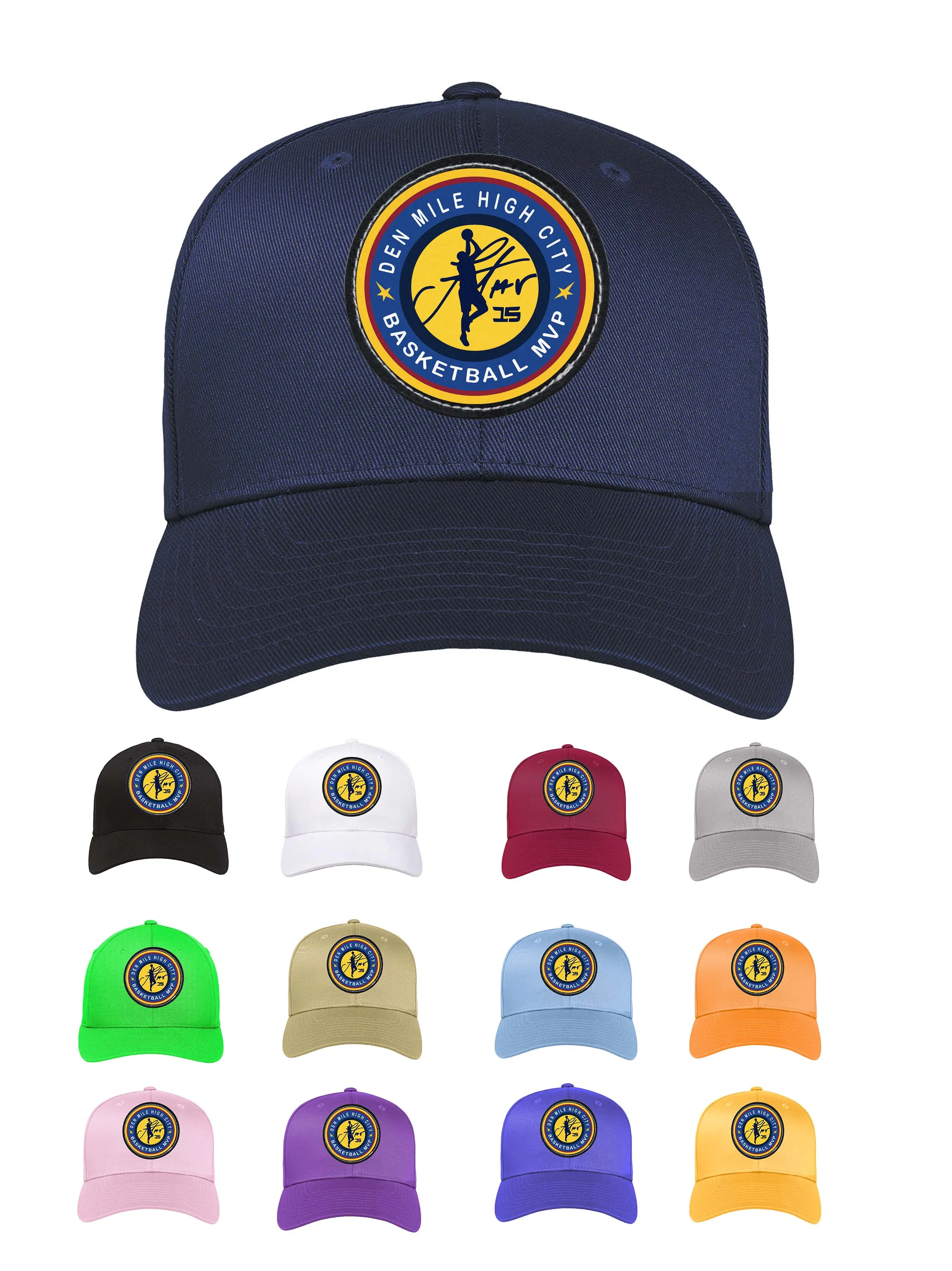 Mile High Jokic Basketball Hat Adjustable Lightweight Outdoors Sports