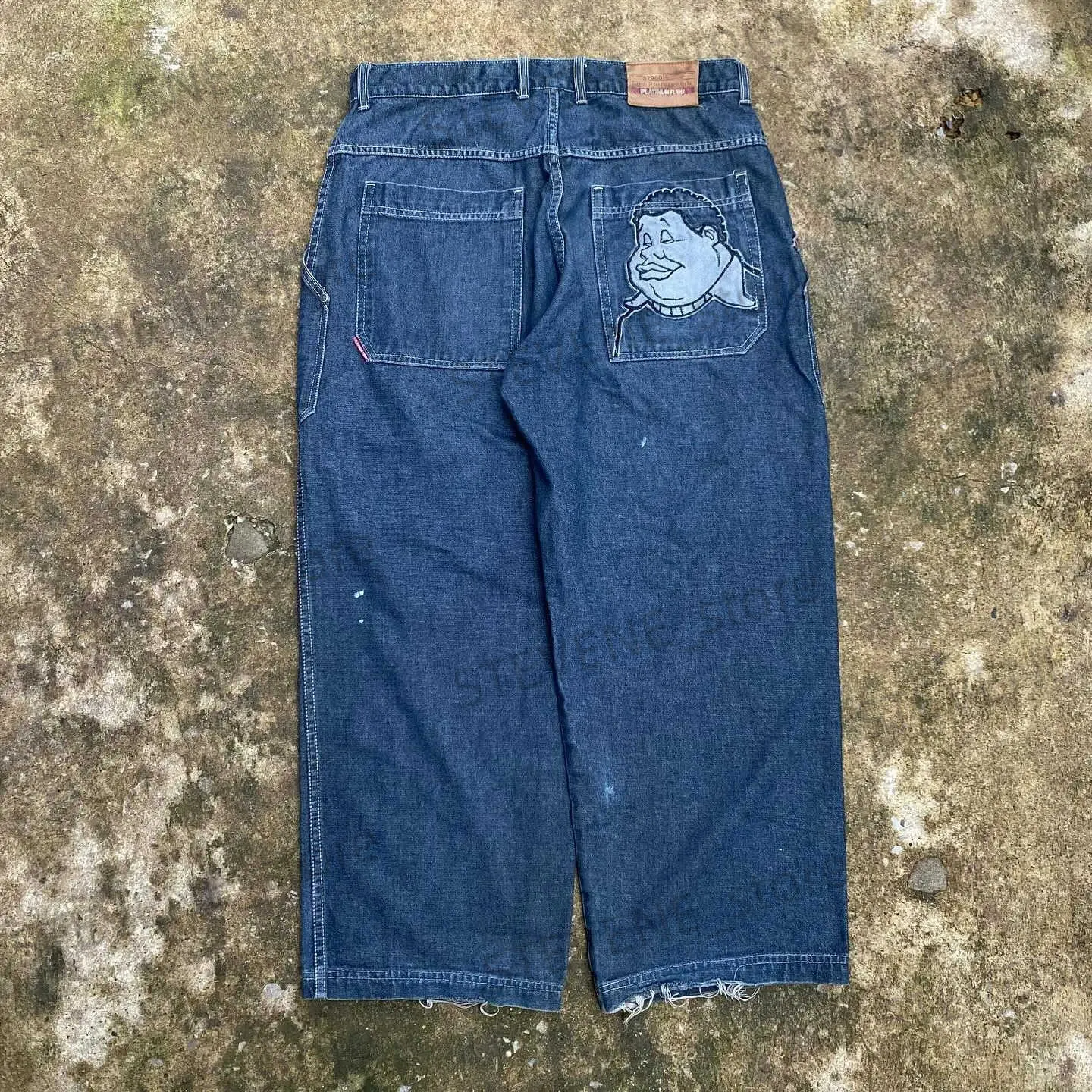 DHgate.com:Unisex Oversized Y2K FUBU Jeans - Vintage DHgate.com:Unisex Oversized Y2K FUBU Jeans - Vintage